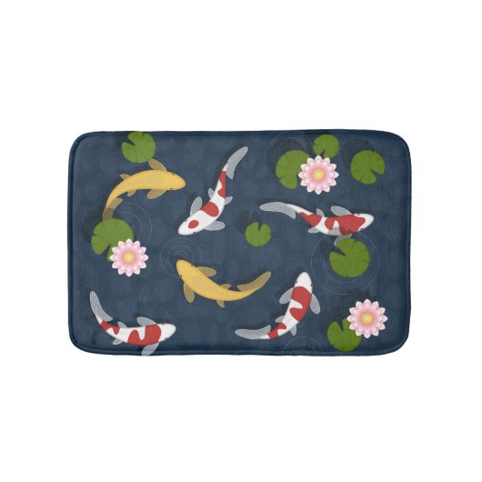 Tapis De Bain Étang à poissons de Koi de Japonais (Devant)