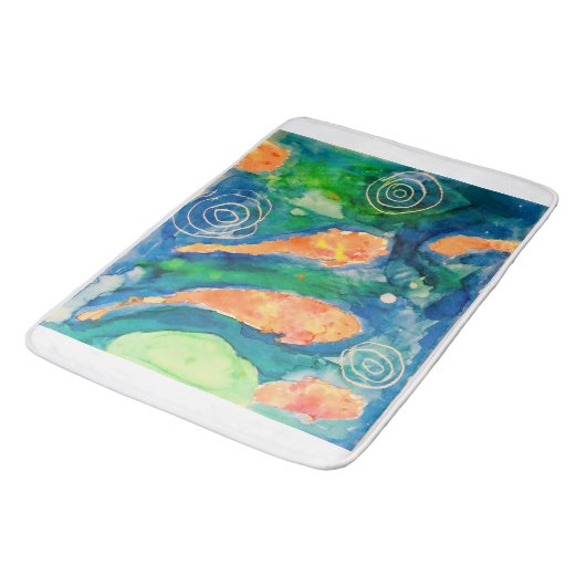 Tapis De Bain étang de Koi (Angle)