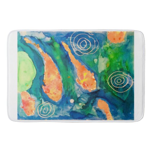 Tapis De Bain étang de Koi (Devant)