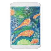 Tapis De Bain étang de Koi (devant Vertical)