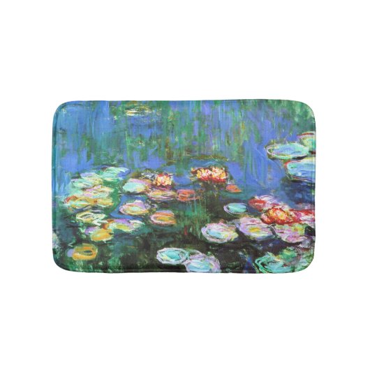Tapis De Bain Étang de nénuphar de Claude Monet (Devant)