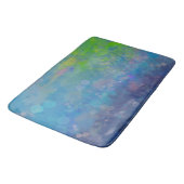 Tapis De Bain étang de nénuphars impressionniste Abstrait (Angle)