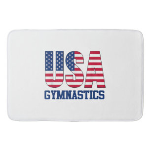 Tapis De Bain Etats-Unis avec drapeau américain Gymnastique Spor