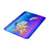 Tapis De Bain Été Baleines Cartoon Bathmat (Angle)