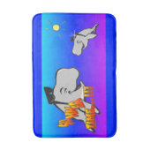 Tapis De Bain Été Baleines Cartoon Bathmat (Devant (Vertical))