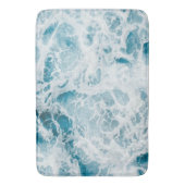 Tapis De Bain Été Bleu Océan Vague (devant Vertical)
