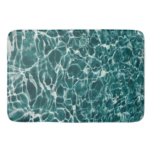 Tapis De Bain Eté esthétique Vagues d'eau Design Style (Devant)