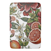 Tapis De Bain Été floral citronné (devant Vertical)
