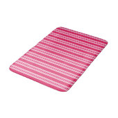 Tapis De Bain Été, Fuchsia et Pastel Pink (Angle)