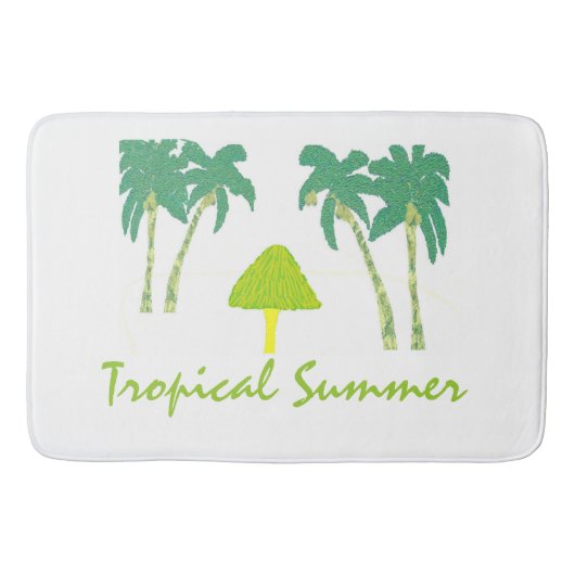 Tapis De Bain Été Tropical (Devant)
