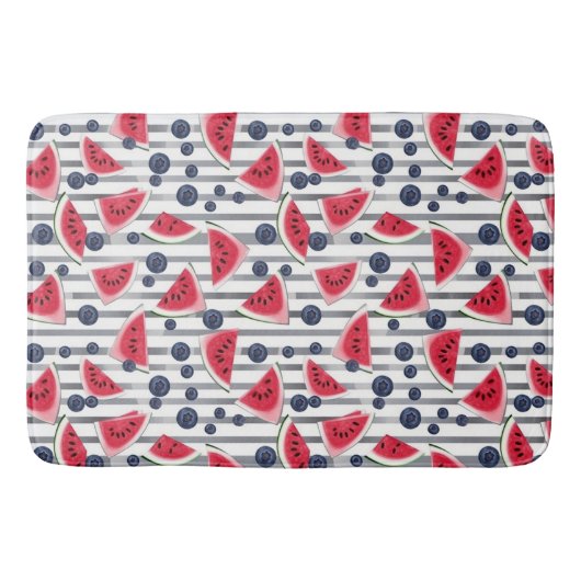 Tapis De Bain Eté Watermelon Stripes (Devant)