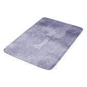 Tapis De Bain Étincelle de rêve pourpre (Angle)