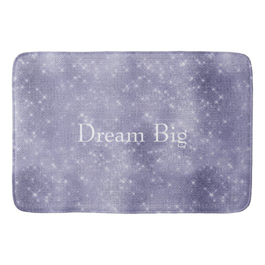 Tapis De Bain Étincelle de rêve pourpre (Devant)
