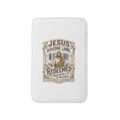 Tapis De Bain Étiquette de code-barres Jésus Rachetée Jésus Code (Devant (Vertical))
