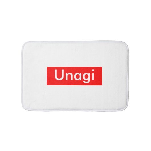 Tapis De Bain Étiquette Unagi (Devant)
