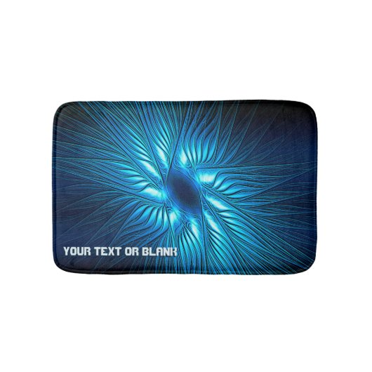 Tapis De Bain Étoile bleue sculptée (Devant)
