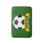 Tapis De Bain Étoile de football (Devant (Vertical))