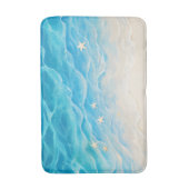 Tapis De Bain Étoile de mer de sable de plage imitation de style (Devant (Vertical))