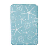 Tapis De Bain Étoile de mer perle blanche élégante chic plage (Devant (Vertical))