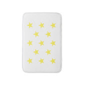 Tapis De Bain Étoile jaune (Devant (Vertical))