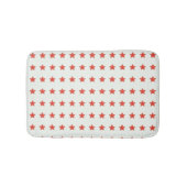Tapis De Bain étoile rouge blanche (Devant)