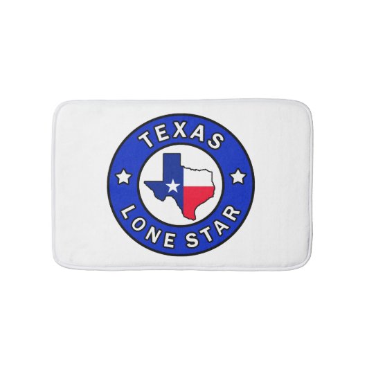 Tapis De Bain Étoile solitaire du Texas (Devant)