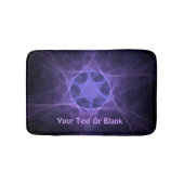 Tapis De Bain Étoile Violette Fractée De David (Devant)