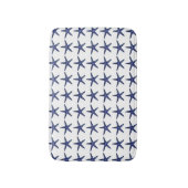 Tapis De Bain Étoiles de mer bleues (Devant (Vertical))