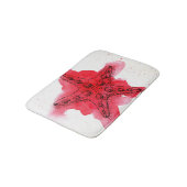 Tapis De Bain Étoiles de mer d'aquarelle (Angle)