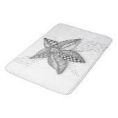 Tapis De Bain Étoiles de mer de zen (Angle)