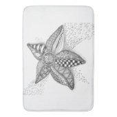 Tapis De Bain Étoiles de mer de zen (devant Vertical)