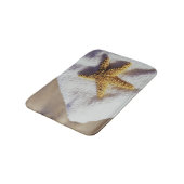 Tapis De Bain Étoiles de mer sur une serviette (Angle)