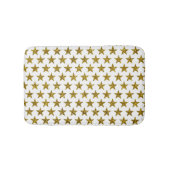 Tapis De Bain Étoiles pailletées or (Devant)