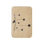 Tapis De Bain Étoiles suspendues et mât de bain de corbeau (Devant (Vertical))