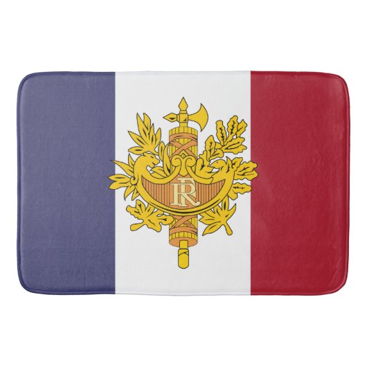 Tapis De Bain étui de téléphone avec drapeau de France (Devant)