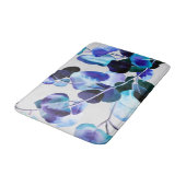 Tapis De Bain Eucalyptus gomme feuille aquarelle (Angle)
