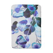 Tapis De Bain Eucalyptus gomme feuille aquarelle (Devant (Vertical))