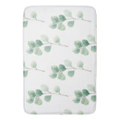 Tapis De Bain Eucalyptus Motif vert (devant Vertical)