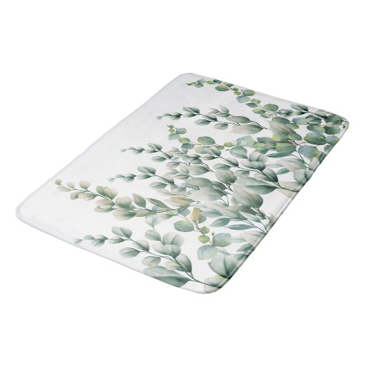 Tapis De Bain Eucalyptus vert (Angle)