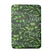 Tapis De Bain Eucalyptus vert foncé (Devant (Vertical))