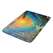Tapis De Bain Évasion vers la nature Art Design (Angle)