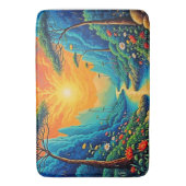 Tapis De Bain Évasion vers la nature Art Design (devant Vertical)