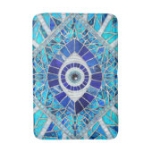 Tapis De Bain Evil Oeil Amulet Mosaic Art (Devant (Vertical))