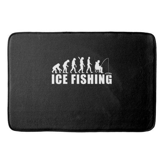 Tapis De Bain Évolution de la pêche sur glace Fisher (Devant)