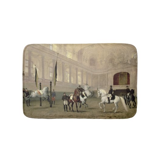 Tapis De Bain Exercice de matin dans le Hofreitschule (Devant)