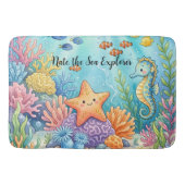 Tapis De Bain Explorateurs des fonds marins (Devant)