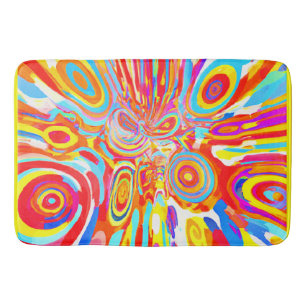 Tapis De Bain Exploration d'un Motif coloré