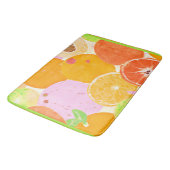 Tapis De Bain Explosion colorée de fruits (Angle)