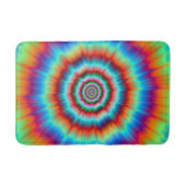 Tapis De Bain Explosion de chaume en bleu et orange (Devant)