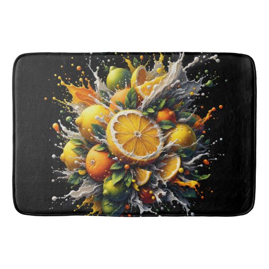 Tapis De Bain Explosion de Citrus (Devant)